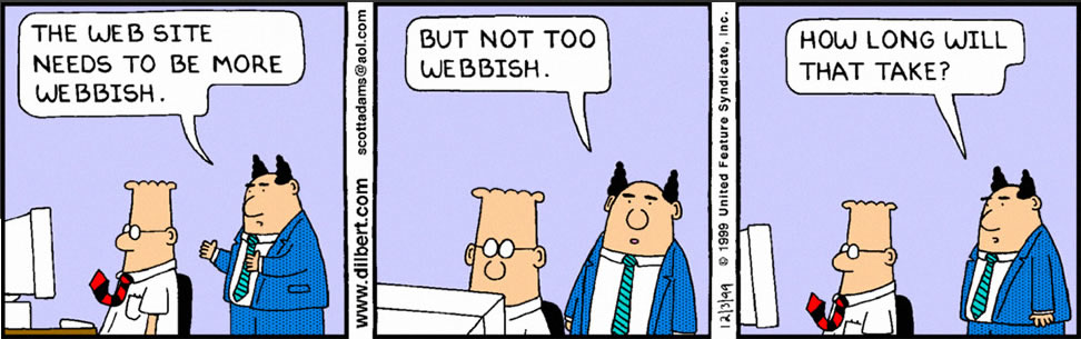 Dilbert Website Redesign