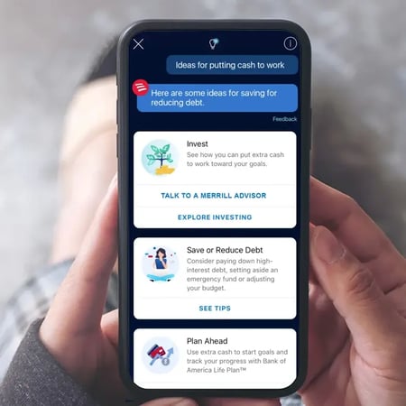 Conversational AI tool Erica for accessibility.