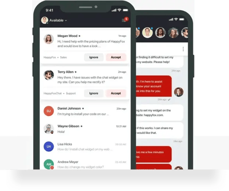 Conversational AI tool for customer service teams by Happyfox.