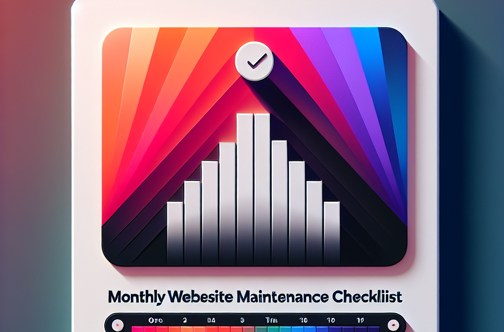 Monthly Website Maintenance Checklist