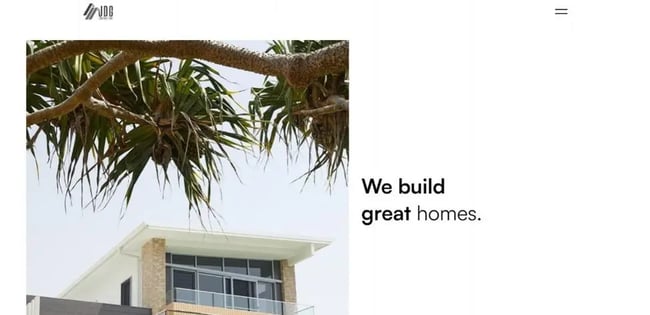 JDG Construction Website - Construction Website Design
