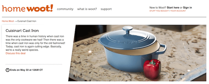 Woot.com Product Descriptions