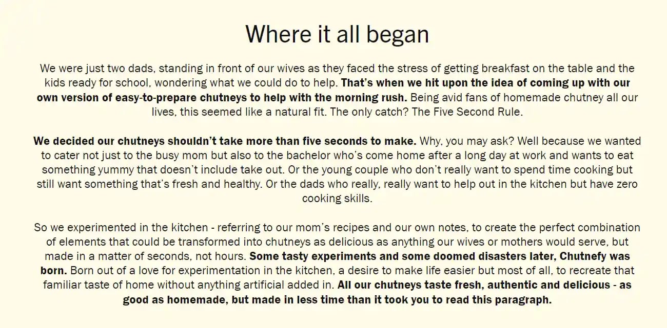 Emphasize your “aha!” moment