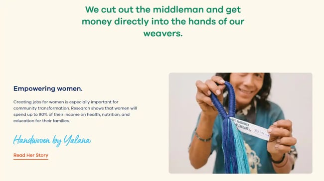 About Us Page Examples - Yellow Leaf Hammocks