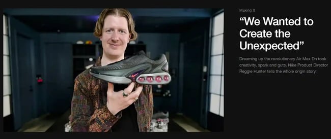 About Us Page Examples - Nike