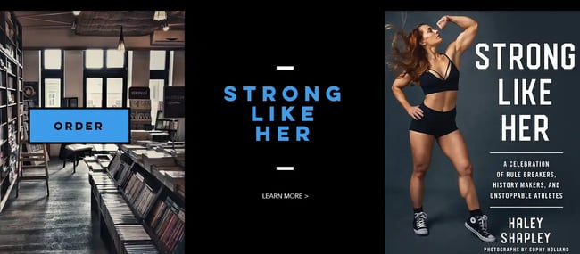 About Me Page Examples - Haley Shapley